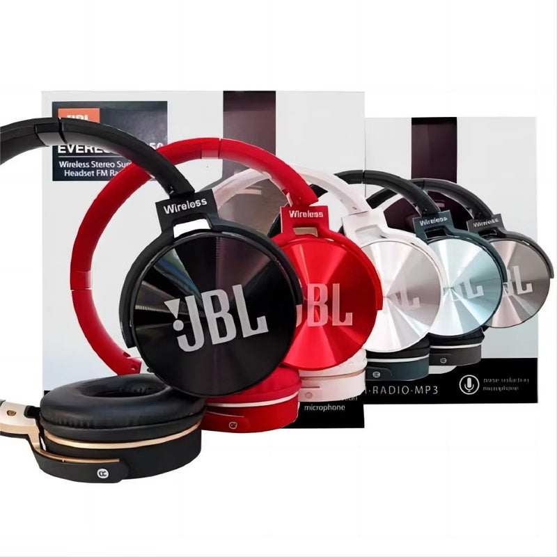 Fone De Ouvido Bluetooth On Ear Sem Fio Rádio Ever Jb950