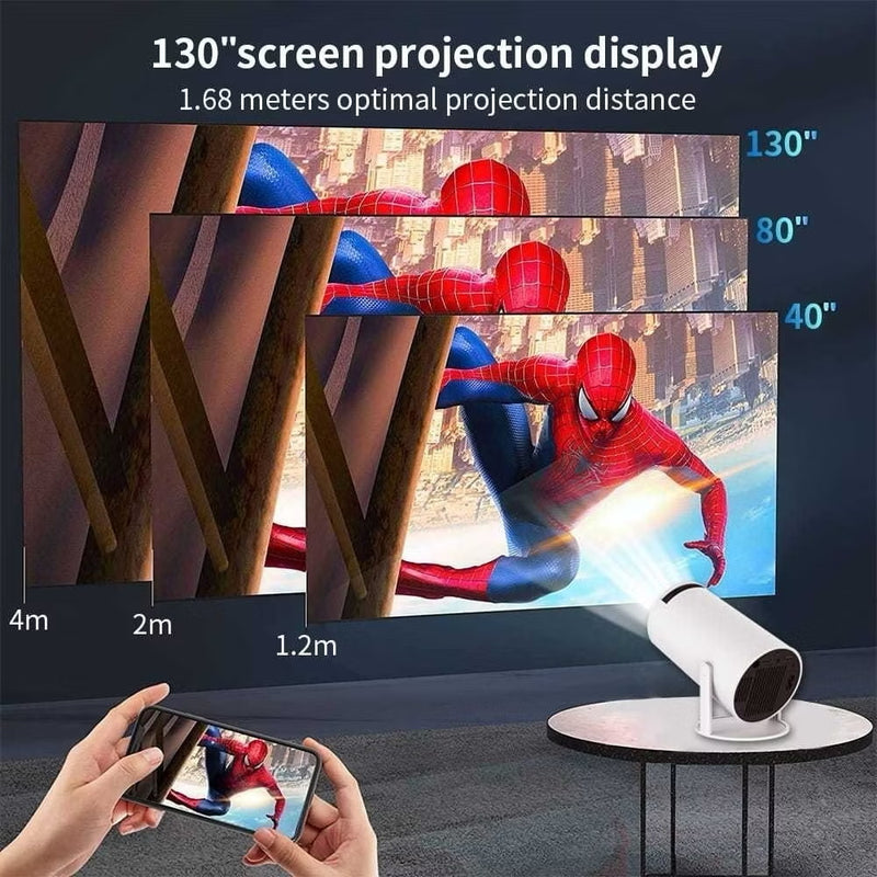 Projetor 4K HD 150 Polegadas Celular, Tv B0x, Xbox, PS, Pc, Wifi HY300 Pro Magcubic Envio Imediato